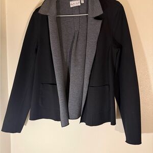 Habitat Black and Gray Women's Blazer